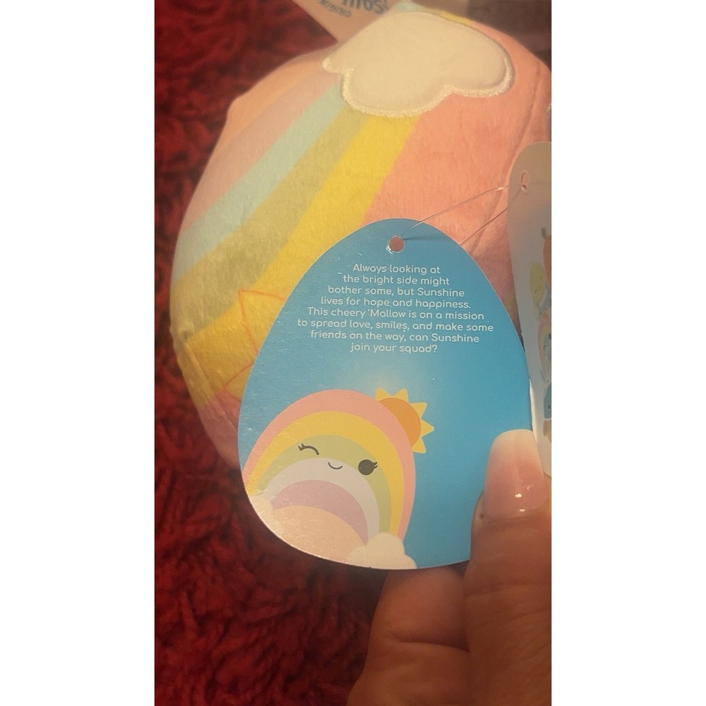 Squishmallows Sunshine the Rainbow 5" NWTOfficial Kellytoy Sunshine - Picture 7 of 7